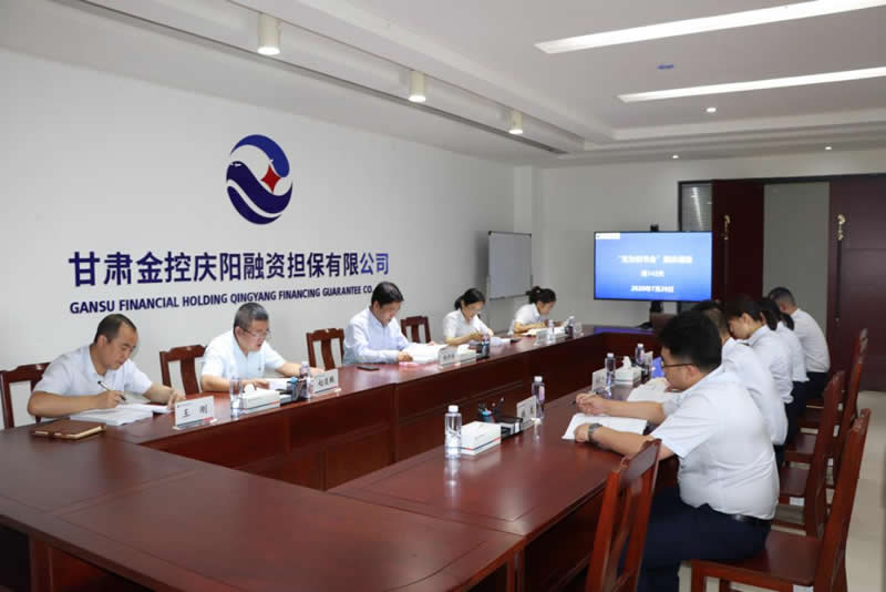 甘肅金控慶陽擔保公司開展“業務學習月”活動